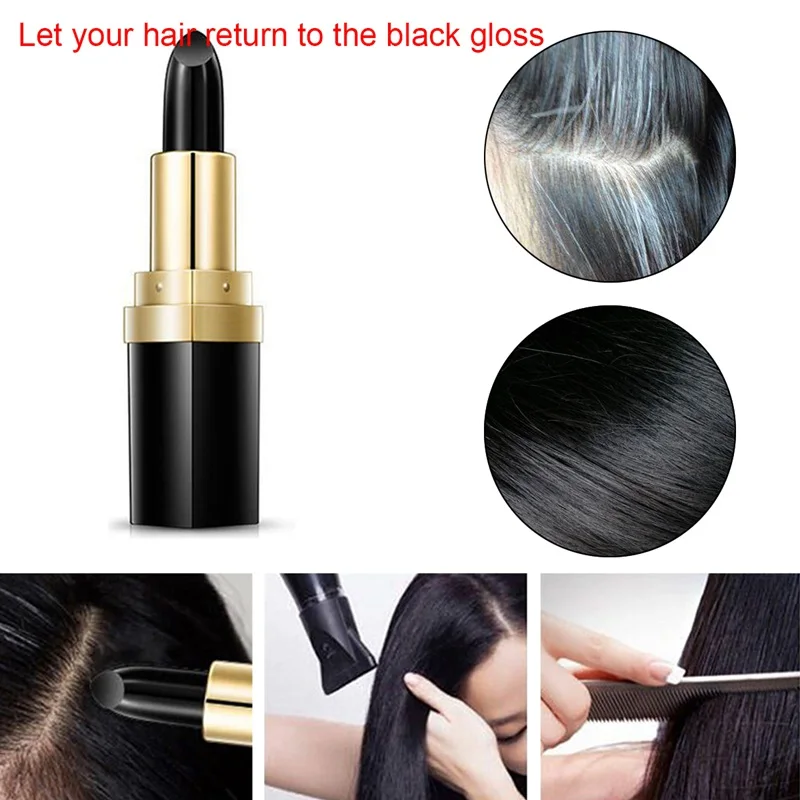 Одноразовая цветная ручка для волос временная губная помада макияжа Быстро