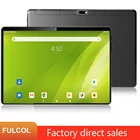 10-дюймовый Android 9,0 планшетный ПК 2.5D закаленное стекло, экран 32 Гб ROM 1280*800 IPS 3G телефон WIFI планшеты PAD 64 Гб TF карты