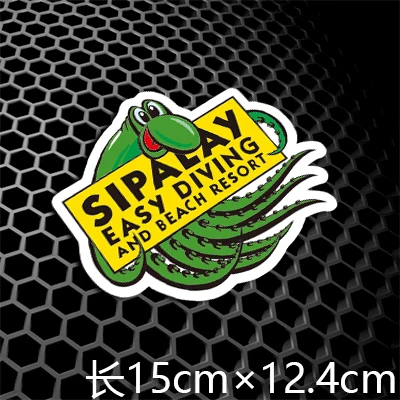 Спортивные наклейки на окно автомобиля для дайвинга крутые подводного плавания