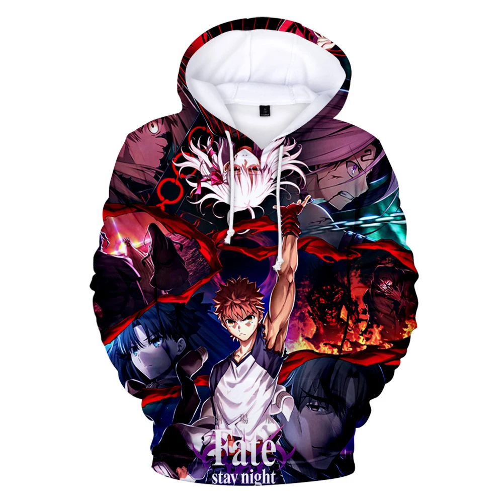 

Anime Fate Stay Night Heaven's Feel Iii.spring Song Kpop Hoodies Sweatshirt 3D Long Sleeve Women/men Clothing Oversized Tops