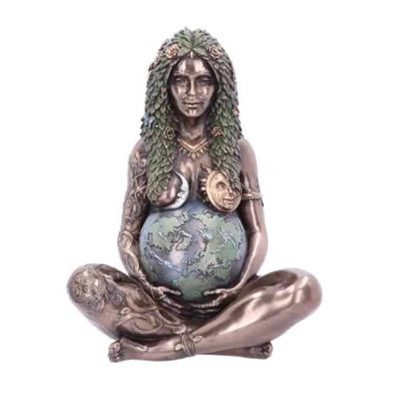 

Goddess of The Earth Mother Earth Goddess Gaia Ornaments Mother Earth Statue Resin Ornaments
