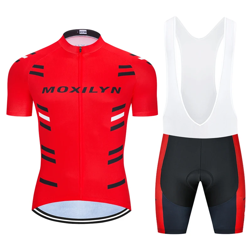 

SISVIP 2020 Pro Summer Cycling Jersey Set Mountain Bike Clothing MTB Bicycle Clothes Wear Short Sleeve Ciclismo Men Cycling Set