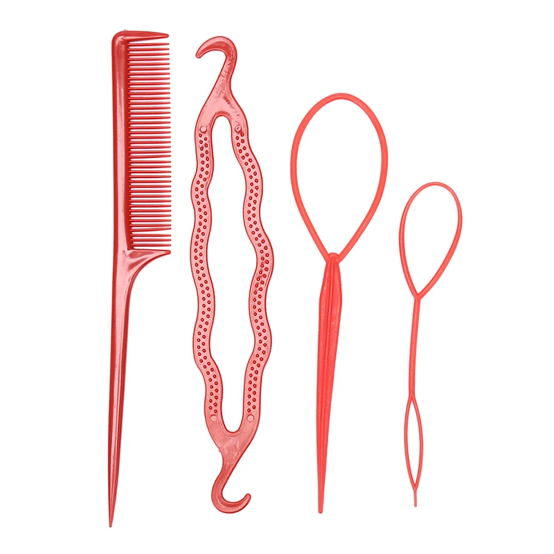 4 шт./компл. корейский стиль Магия для укладки волос Плетение кос комплект заколка