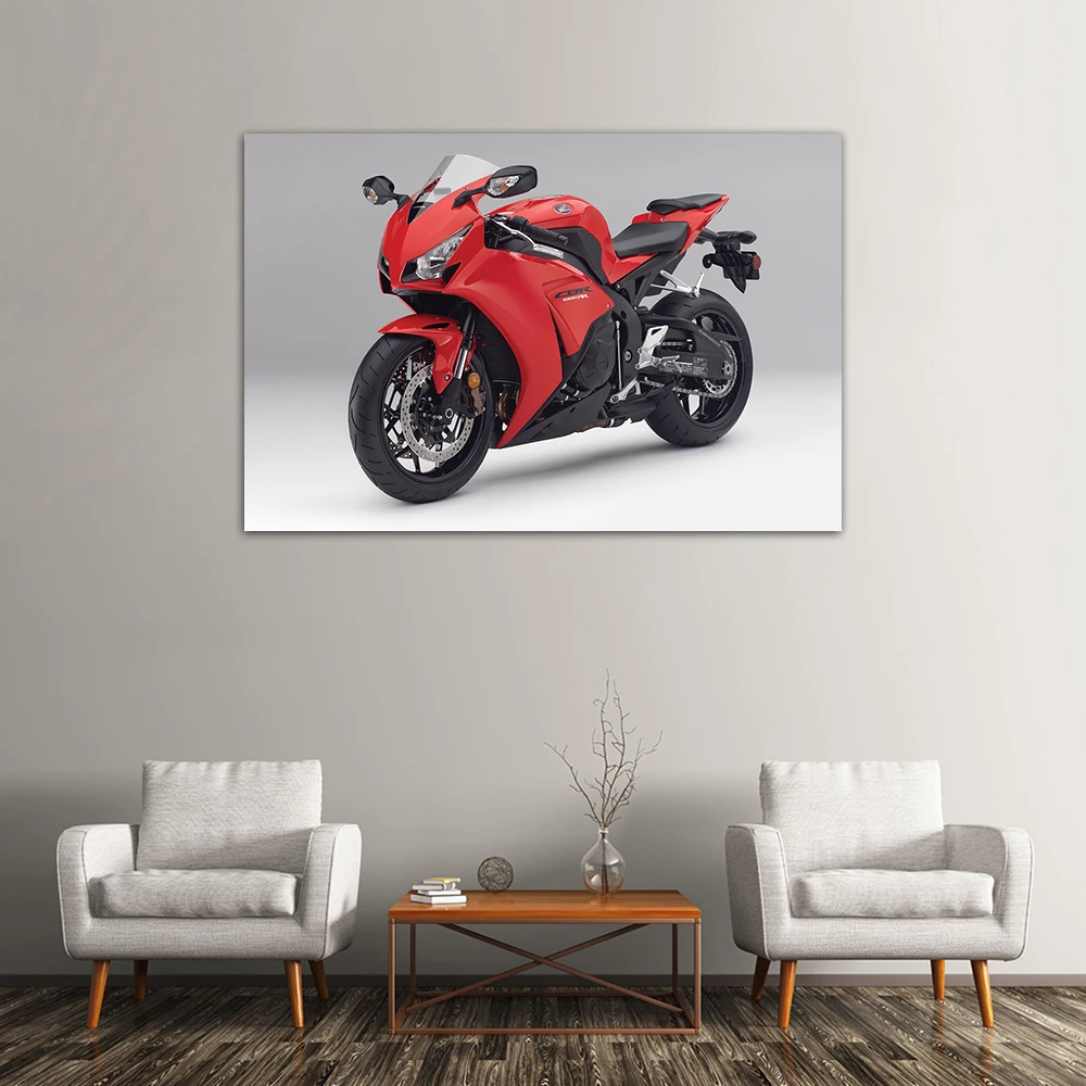CBR 1000RR Super Motorcycles Photo Wall Art Poster Canvas Painting for Bedroom Decoration | Дом и сад