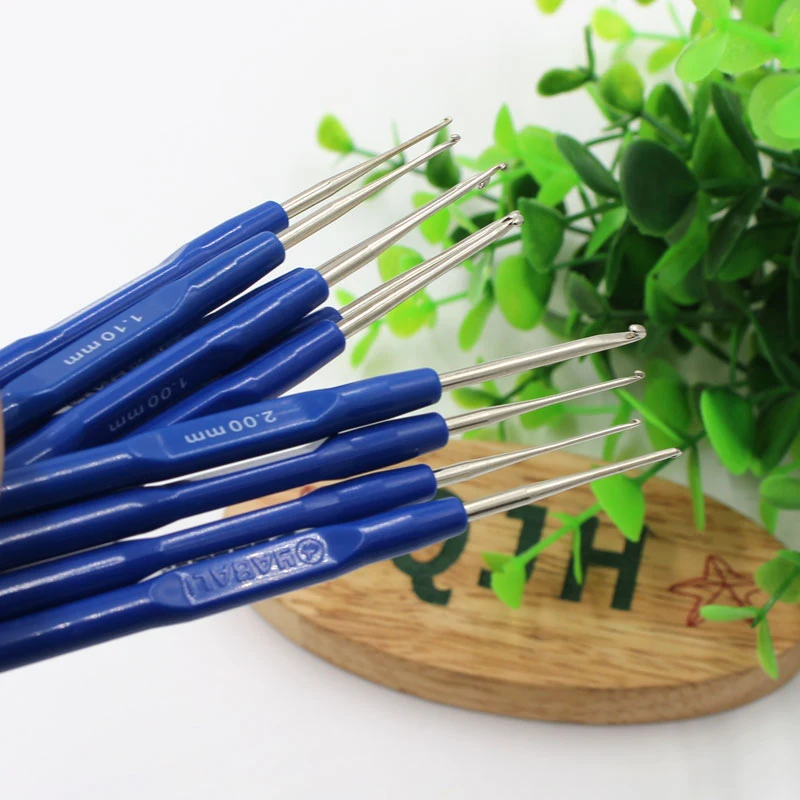 10 шт. крючком Для женщин дома нить Вязание иглы переплетения нитей вязальные