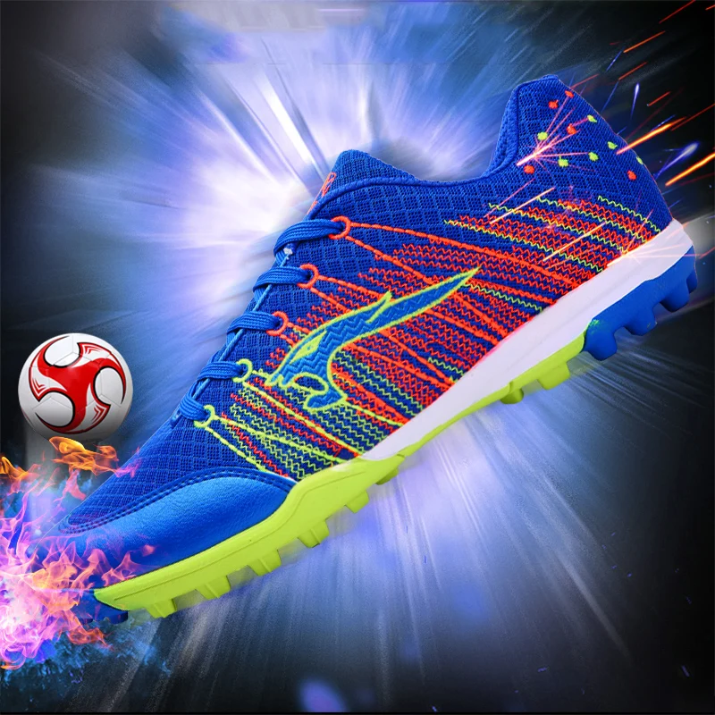 

Flywire мужские футбольные кроссовки износостойкая обувь для футбола дышащая женская мужская тренировочная спортивная обувь удобные футболь...