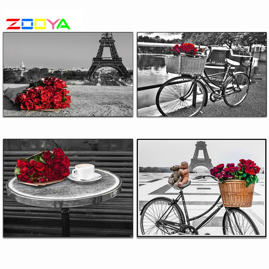

3D Beautiful Full Diamond Embroidery Rose Diamond Paintings New Arrival Mosaic Diamond Photo Rose Romantic Home Decoration Er045