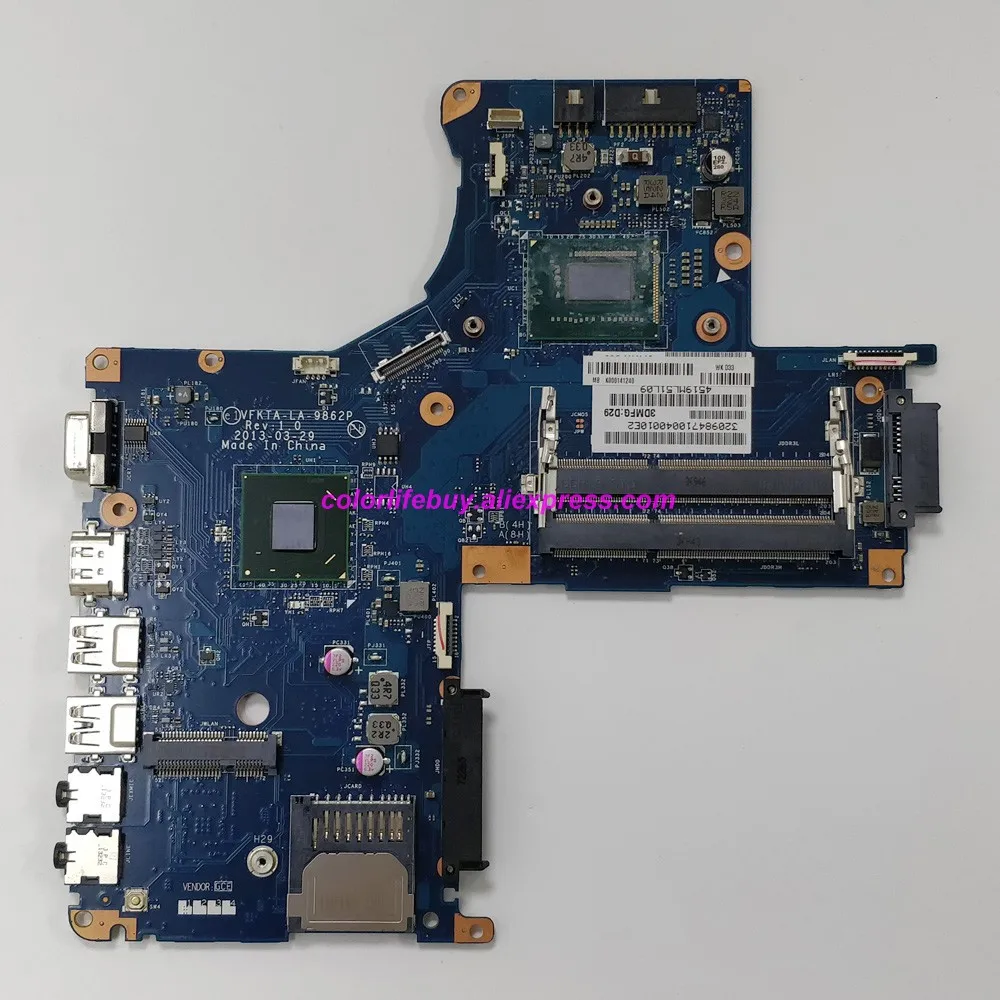 

Genuine K000141240 VFKTA LA-9862P w i5-3337U CPU SLJ8E Laptop Motherboard for Toshiba Satellite L40 Notebook PC