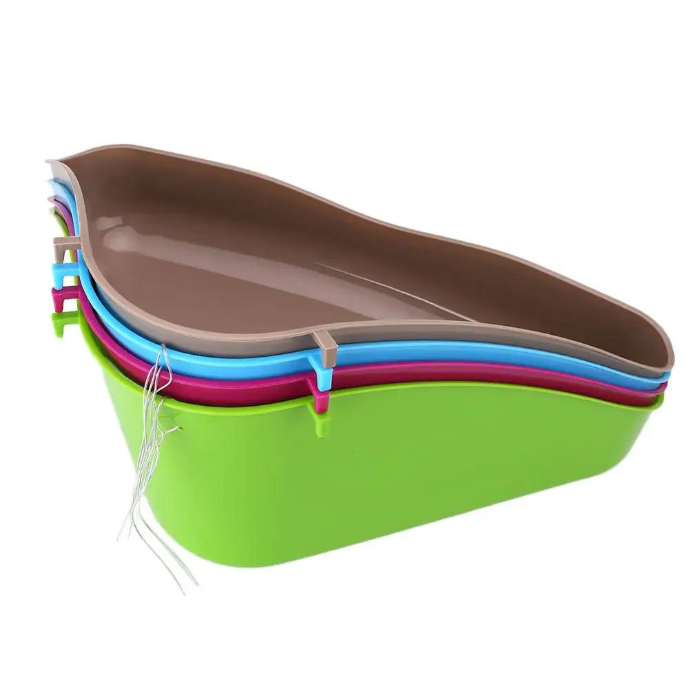 Пластиковый контейнер для мусора домашних животных угловой туалет кошек мышей