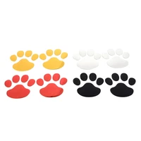 2pcs 3d dog paw footprint car sticker decal footprint sticker motorcycle decor