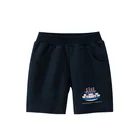 Детские короткие штаны для мальчиков, летние хлопковые пляжные шорты для мальчиков, детская одежда, 2022