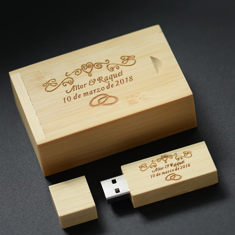 JASTER высокоскоростной USB 2 0 Пользовательский логотип Деревянная Карта памяти usb