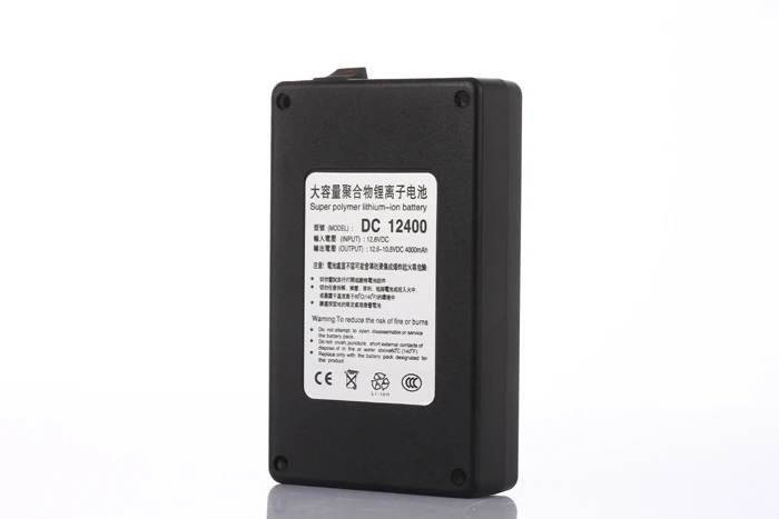 Фото MasterFire 20 компл./лот DC 12 В 4000 мАч супер переносной перезаряжаемый переключатель литий-ионный аккумулятор с вилкой для камер видеокамер №3