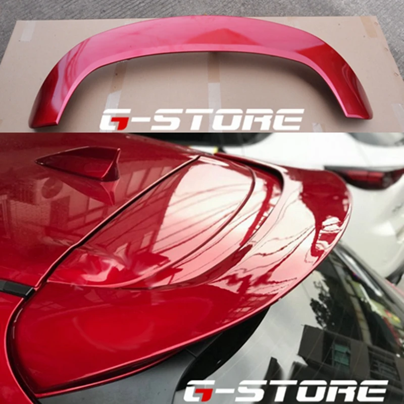 Авто стиль ABS пластик Неокрашенный праймер цвет задний багажник загрузки крыло