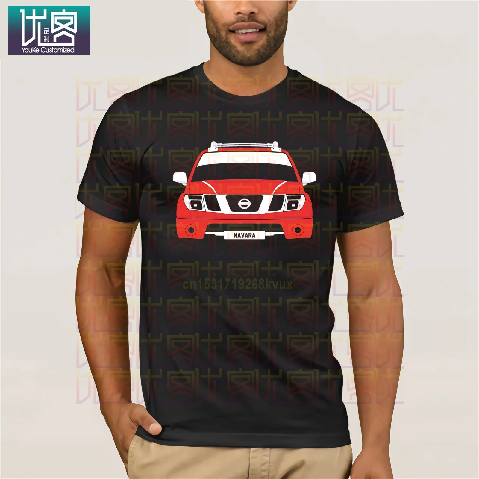 Пользовательские HTees футболка NAVARA D40 (пикап) Pick car color plate одежда популярная Crewneck 100%