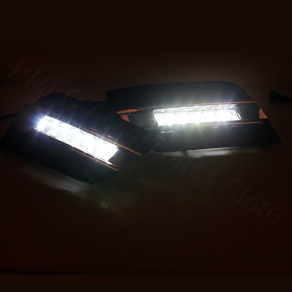 Автомобильные светодиодсветодиодный дневные ходовые огни PMFC DRL левый правый