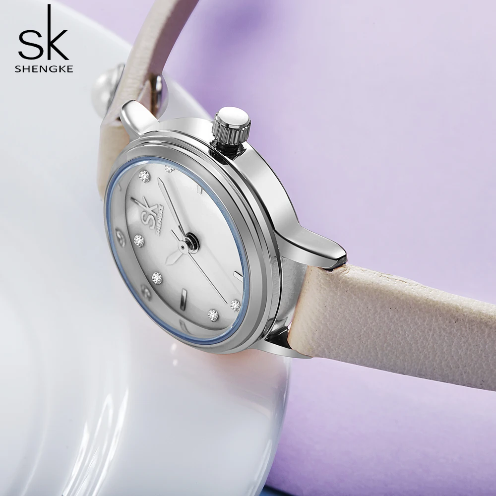 Shengke Relojes Mujer платье женские часы брендовые Модные кварцевые часы женские наручные часы Часы Бизнес Montre Femme