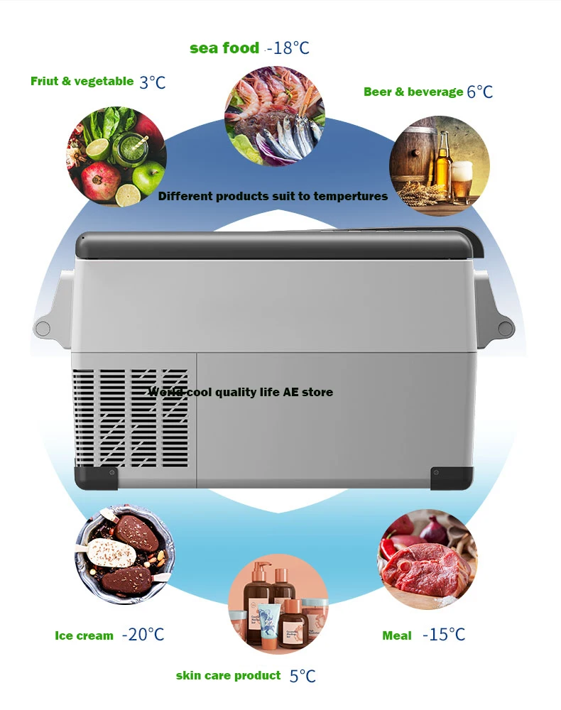 35L AC DC12V24V Портативный компрессор для пикника на открытом воздухе RV Авто