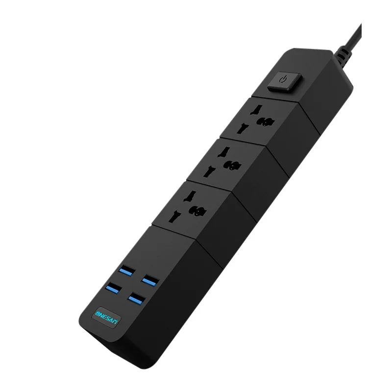 Samrt удлинитель с USB удлинителем розетка 3 1a зарядное устройство порты Длина шнура 2