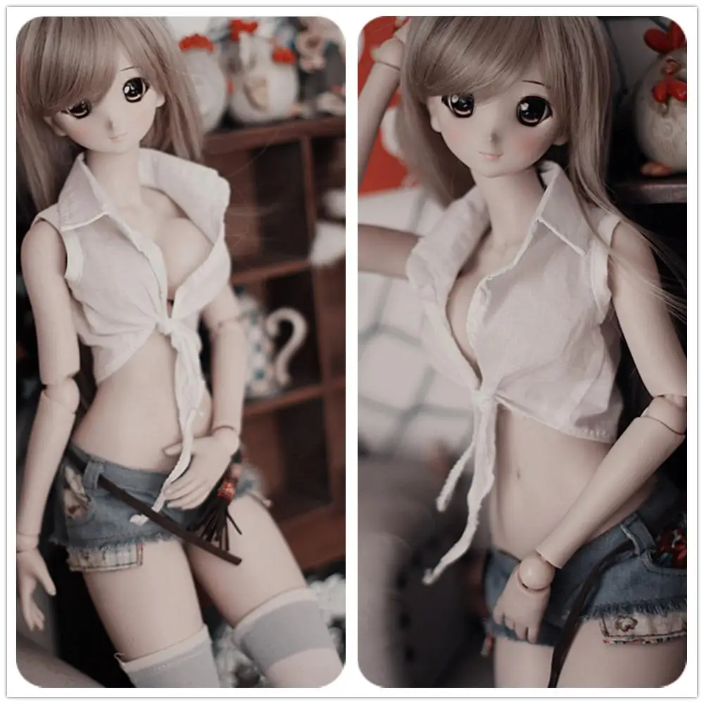 Сексуальная короткая рубашка Горячие Штаны для куклы BJD 1/4 1/3 SD10/13 SD16 кукольная