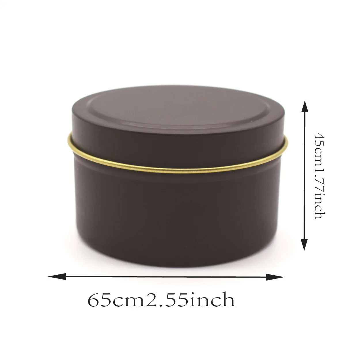 

1 Piece Aroma-scented Candle Jar 4 Oz Candle Tin Stretch Tin Can Iron Cans For Solid Scented Candles