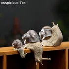 Керамические маленькие украшения в виде улитки, бонсай, миниатюрное ландшафтное украшение для дома, аксессуары для гостиной, чая, домашних животных, настольные украшения