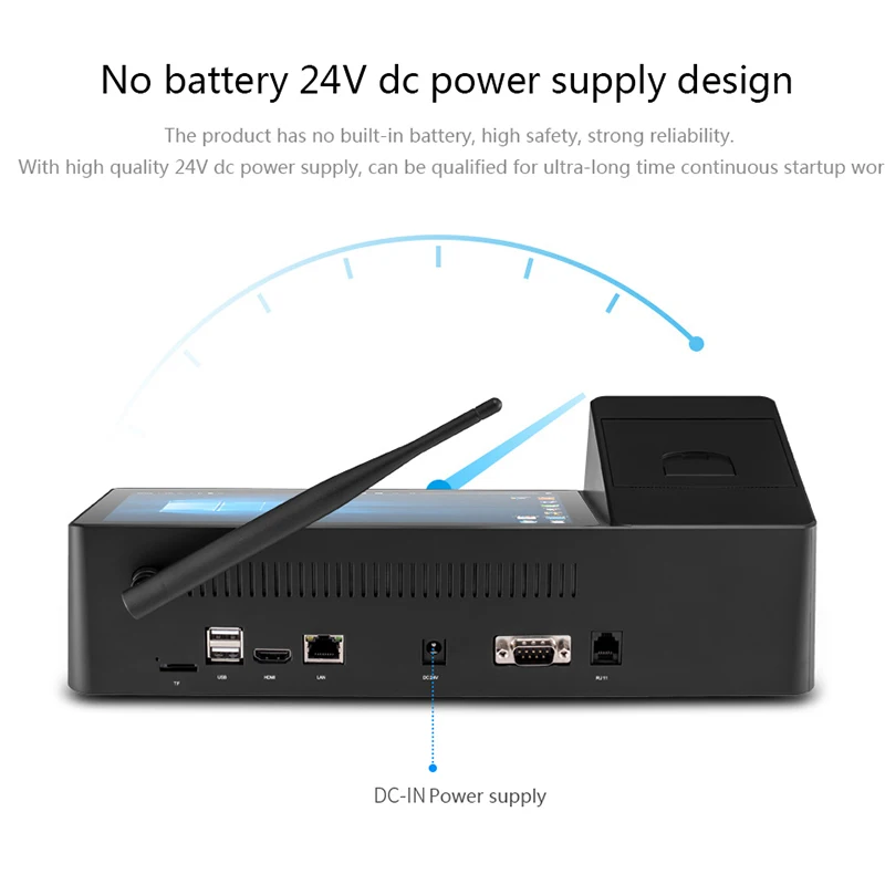 PiPO X3 8,9 дюймовый мини-ПК с 58 мм термопринтером Win10 I ntel Z8350 четырехъядерный 1920x1200 2G 32G HDMI Smart Box ips экран