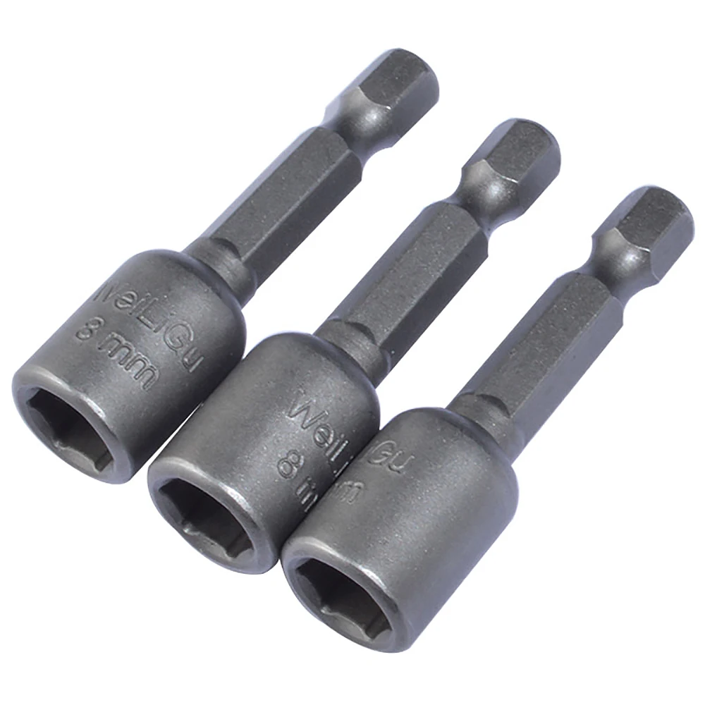 5/10 шт. Магнитный шуруповерт шестигранная гайка торцевой ключ 1/4 дюйма хвостовик