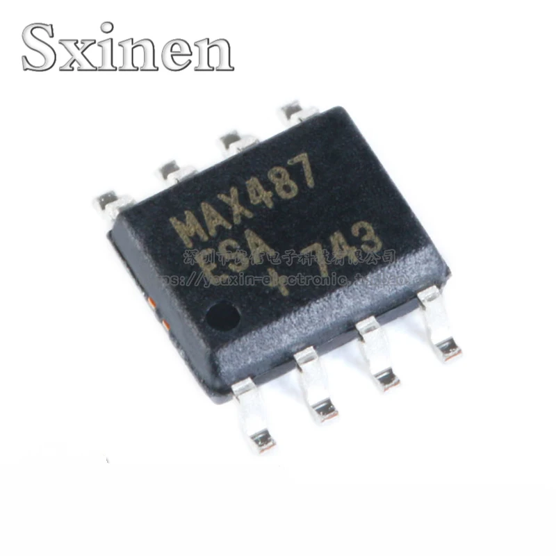 

10PCSMAX487ESA+T SOIC-8 RS-422/RS-485 Transceiver Chip