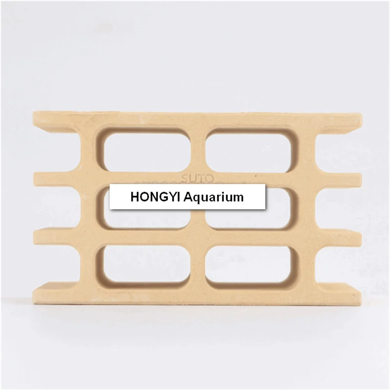 HONGYI-tanque de peces para paisajismo, Cichlids de cer&aacute;mica para pecera, cr&iacute;a de peces, nido, suministros de Acuario, refugio de camarones, 1 pieza-2