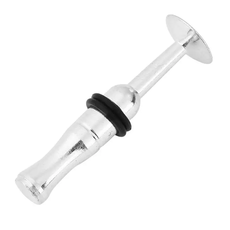 Enlarge Trumpet Mouth Strength Trainer Iron Mouthpiece Silver for Saxophone Horn Trombone Tuba French Horn Accessories