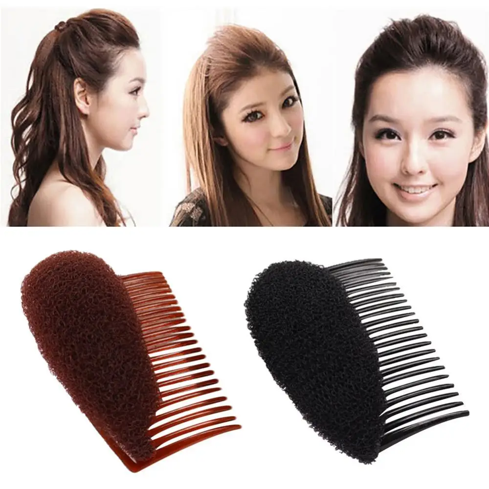 

Women Bouffant Ponytail Hair Insert Clip Plastic Comb Headwear Styling Tool