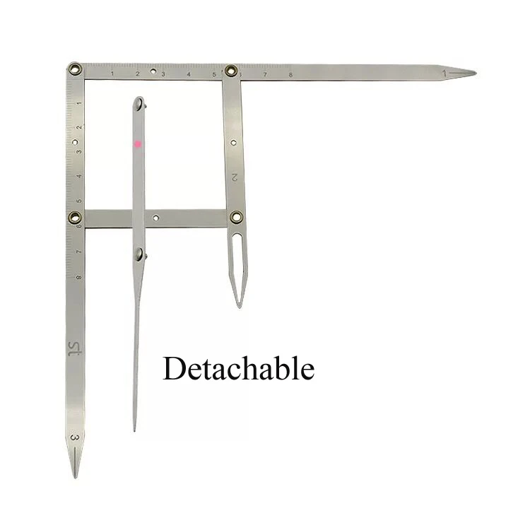 Микроблейдинг линейка для бровей трафарет Золотое соотношение разделитель