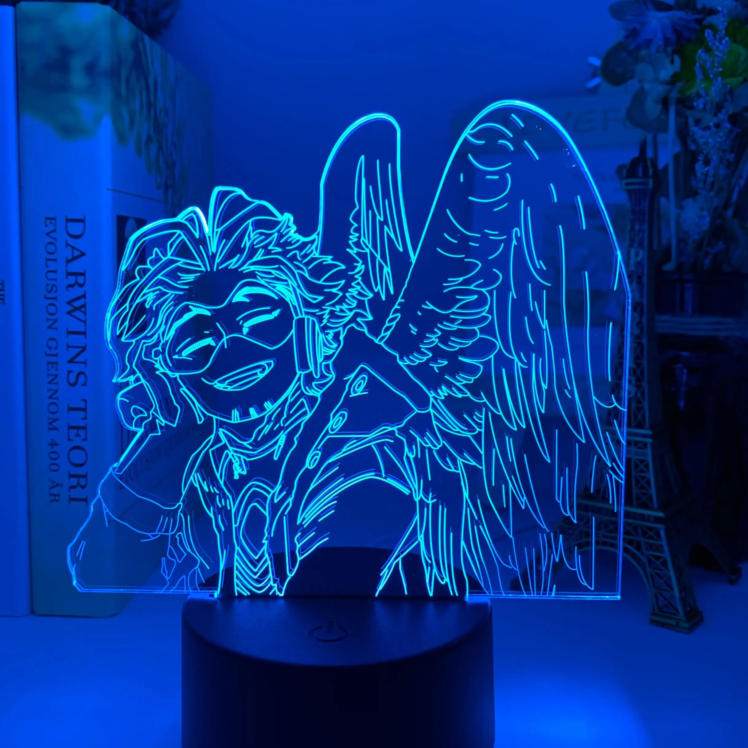 

3D My Hero Academia Hawks Lamp Anime for Bedroom Decor Child Kids Birthday Gift Manga Gadget Dropshipping Hawks LED Night Light