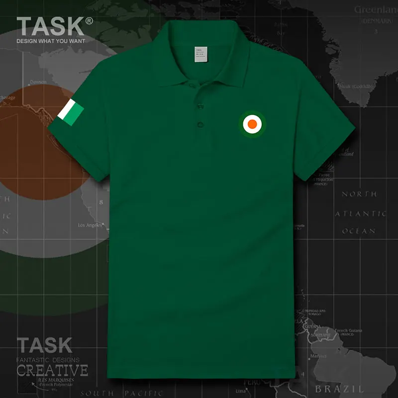 Рубашка-поло с коротким рукавом хлопок спортивные футболки повседневные модные