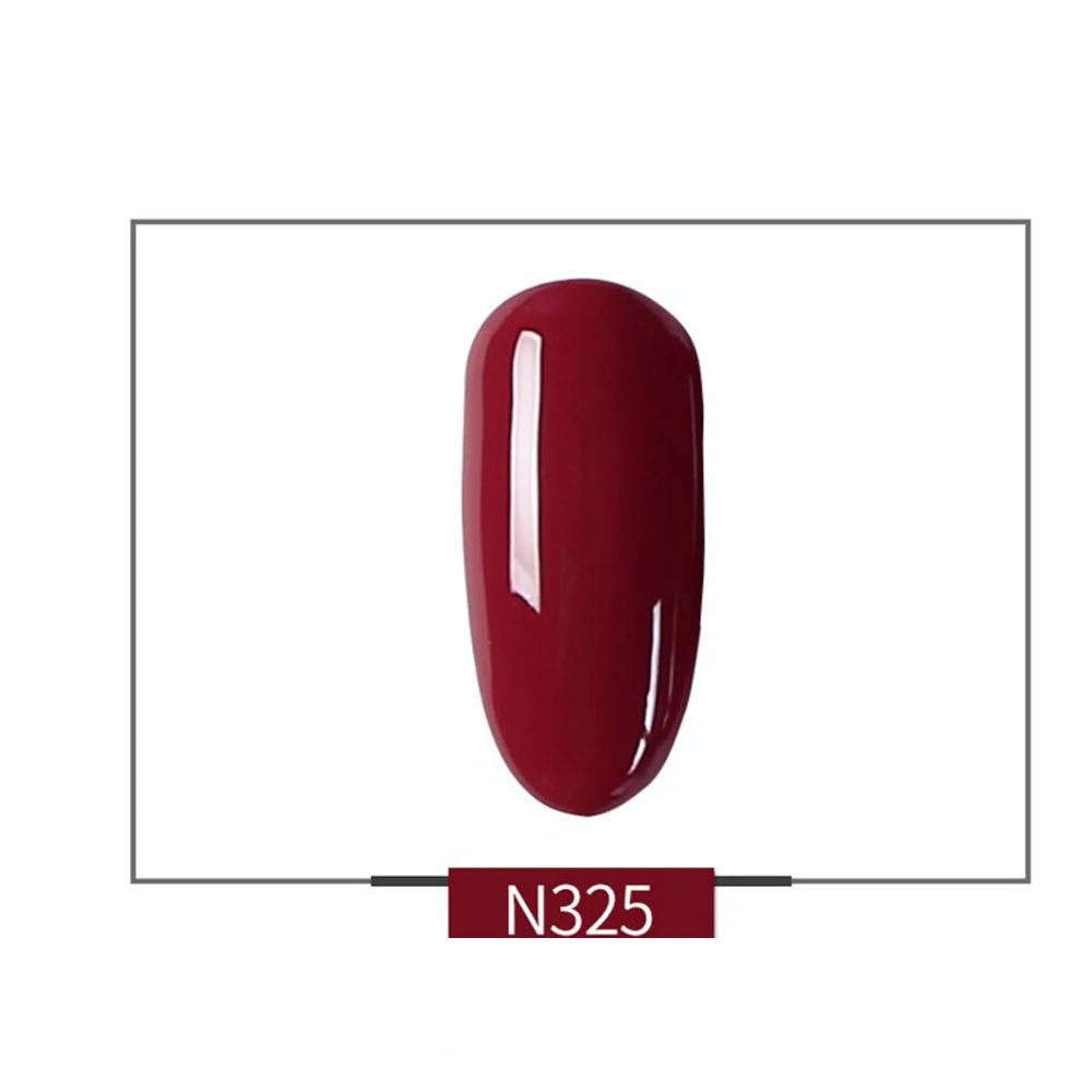 N325 15ML Серия красное вино 7,3 мл/15 мл УФ гель лак для ногтей светодиодный цветной гель для ногтей Полупостоянный гель лак для ногтей - Цвет: N325 15ML
