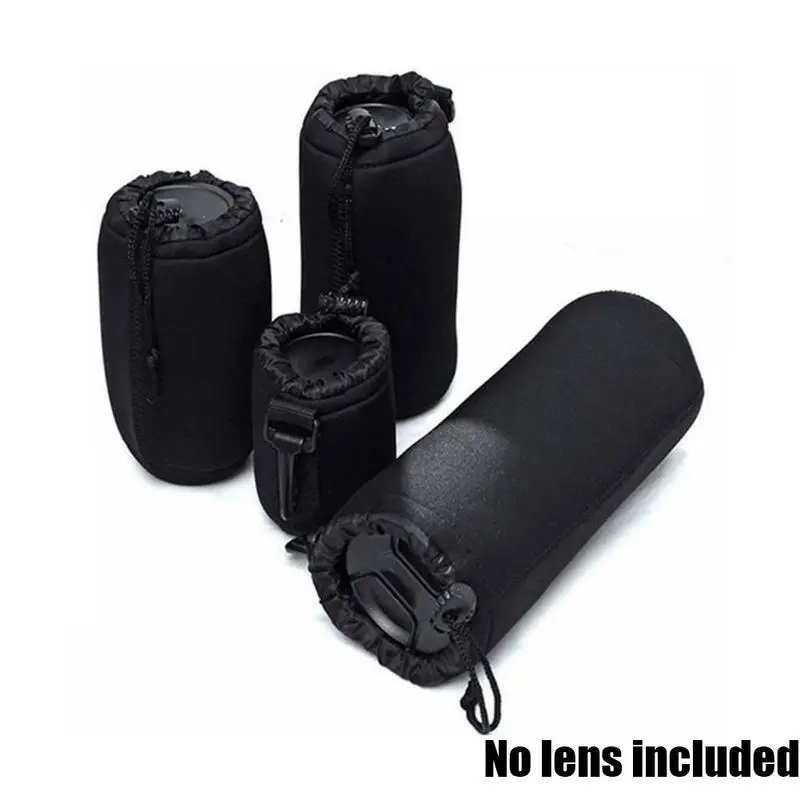 

SLR camera lens bag Storage bag Neoprene lens bag Lens barrel lens Shockproof case waist waterproof bag P6I3