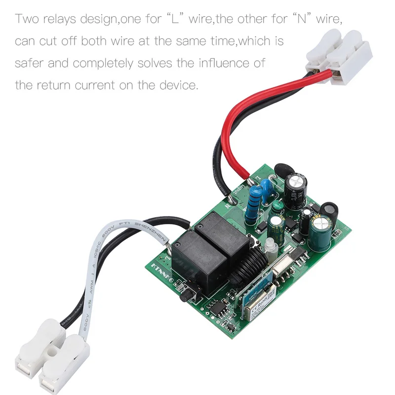 AC90 250V Tuya Smart APP Wi Fi переключатель светильник 1/2/3 Gang Беспроводной RF 433 МГц Кнопка DIY