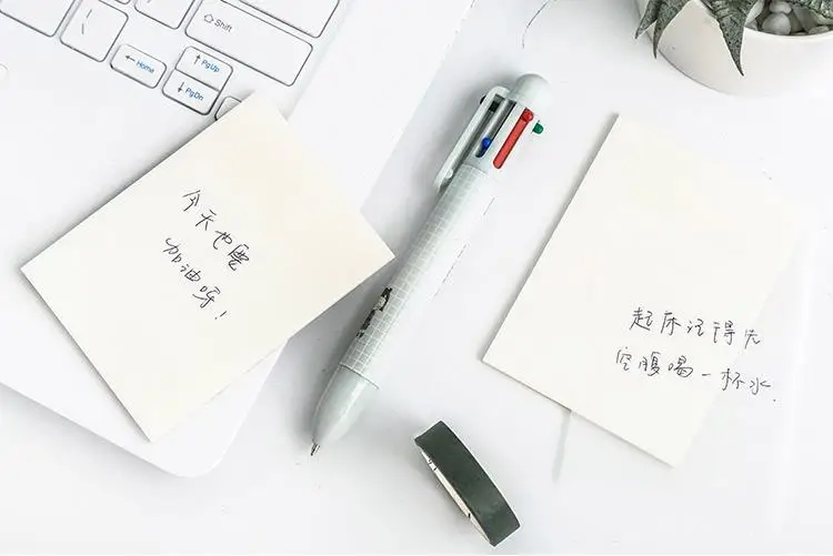 50Pcs/Set Waterproof PET Transparent Sticky Note paper Pad School Paper Student Notepad Accessories Stationery Office | Дом и сад