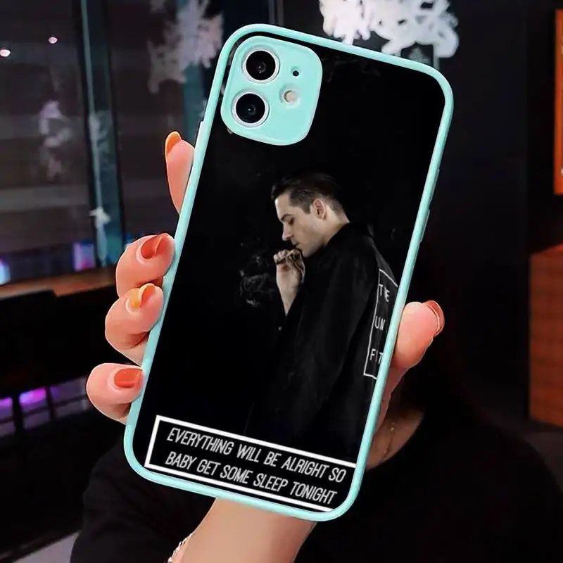 

Handsome G Eazy Gerald Earl Gillum Auckland Phone Case For iPhone 12 11 Mini Pro XR XS Max 7 8 Plus X Matte transparent