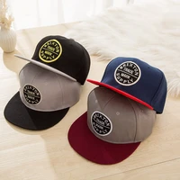 new fashion flat brimmed baseball cap korean hip hop snapback cap men embroidery letters all match sunshade hat women