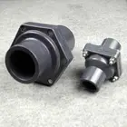 Антивозвратный клапан из ПВХ, универсальный вертикальный и горизонтальный клапан 50 мм из внутреннего пластика DN25, DN32, DN40, DN50