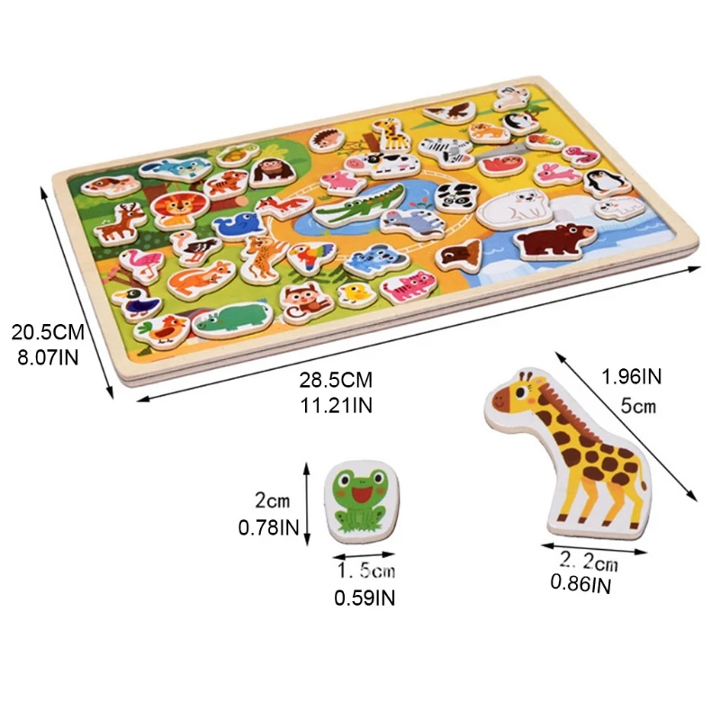 

Activity Center Tangram Magnetic Puzzle Interactive Jigsaw Kids Teaching Aids