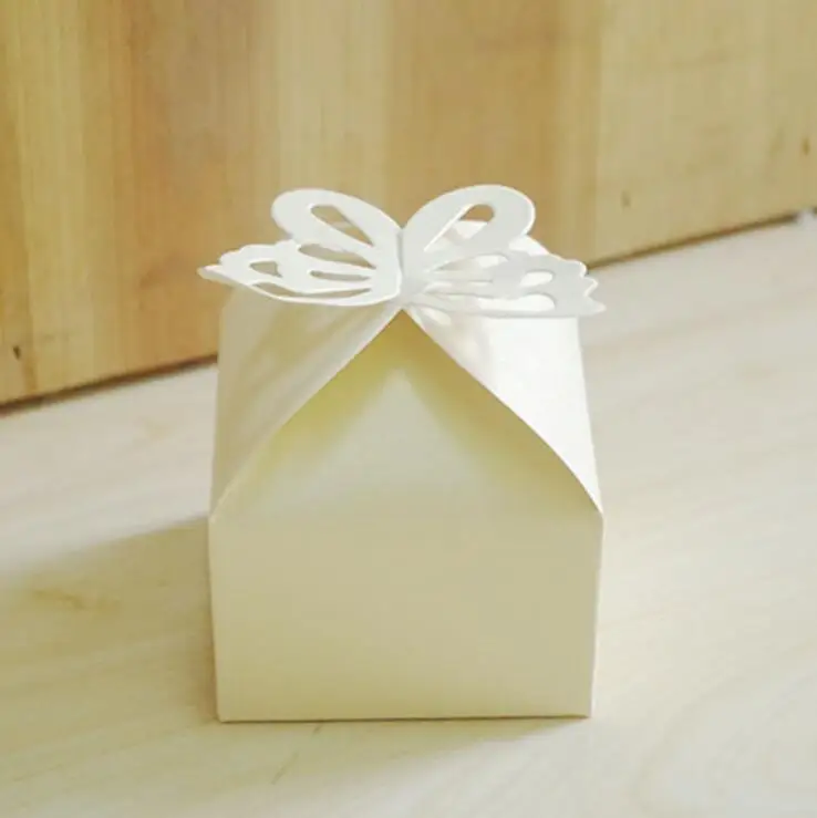 50/100 шт лазерная резка Бабочка Драже Конфеты Подарочная коробка деко Свадьба День