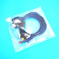 50pcs Multi in 1 cable S Video Cable RCA AV Cord for Sega Saturn SS dreamcast PS1 PS2 N64 NGC
