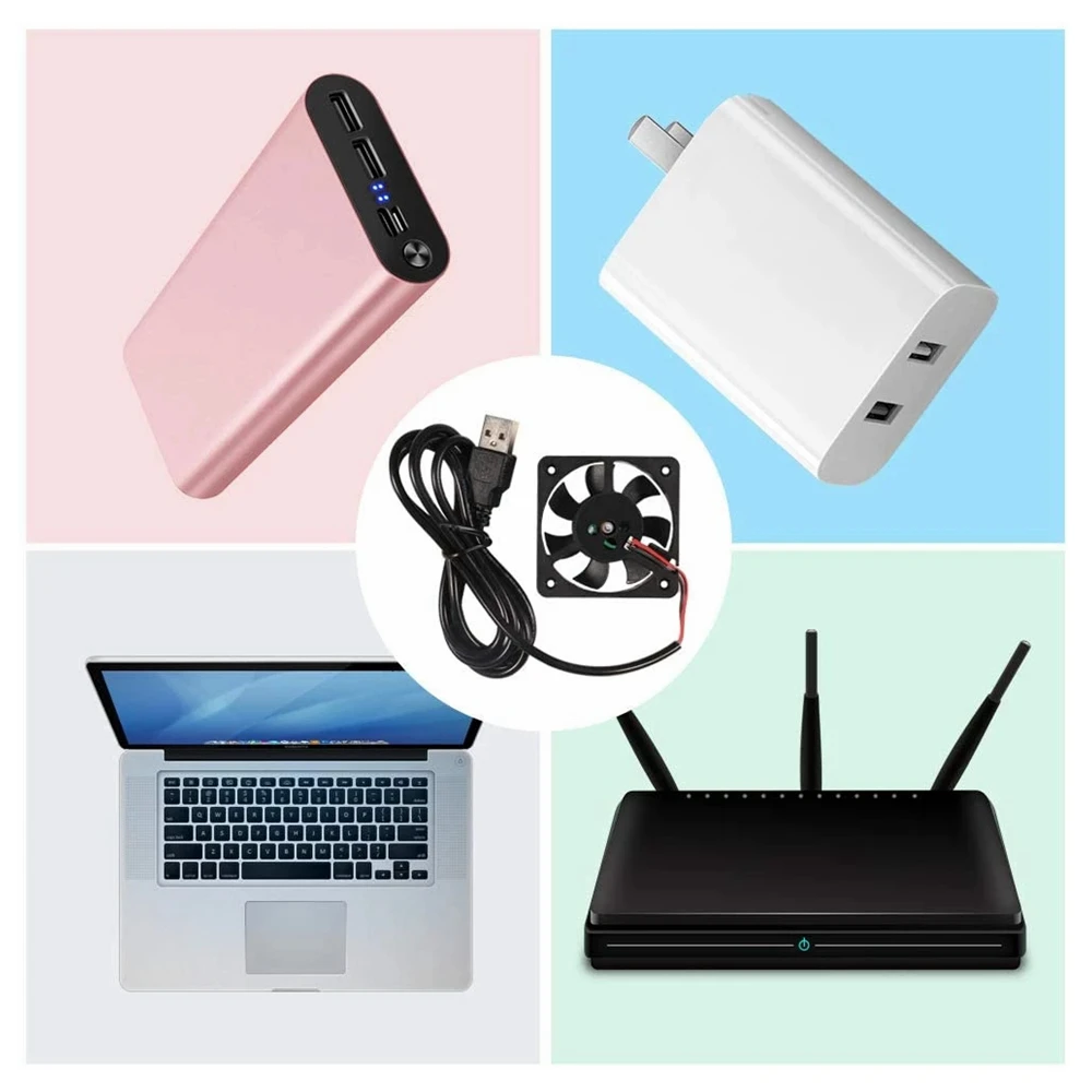 Aokin 5010 5V USB вентилятор Бесщеточный Охлаждающий постоянного тока 50x50x0 мм Скорость