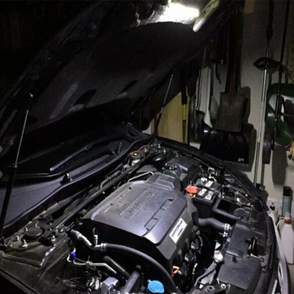 

White LED Light Under Hood Kit With Automatic On/off -Universal Fits Any Vehicle Premium High Quality