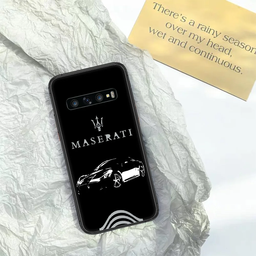 

Sports car M-Maseratis Phone Case for Samsung Galaxy Note S 6 7 8 9 10 E 20 Ultra Edge Plus black Prime Fashion Waterproof