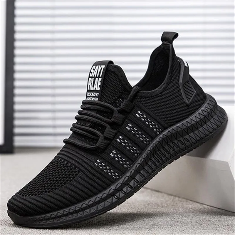

Summer new men's shoes fly woven mesh comfortable men casual shoes sports light running fashion platform mens sneakers Loafers