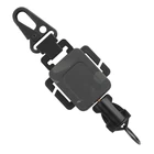 Уличная телескопическая пряжка 2 в 1 с защитой от кражи, тактическая маленькая сумка и держатель для брелка, выдвижная пружинная веревка с защитой от потери EDC